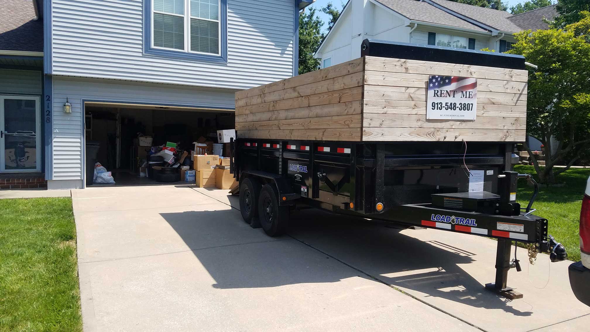 Blue Cord Dumpster Rental Driveway Safe