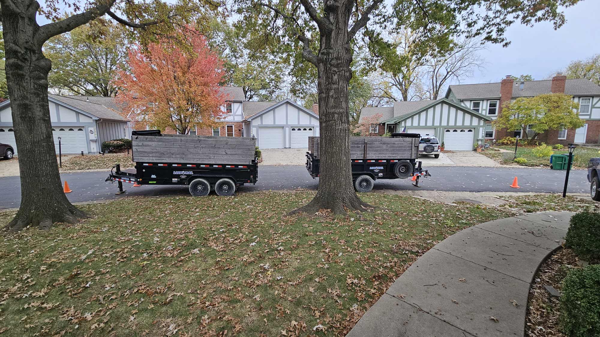 Blue Cord Dumpster Rental no permits needed for curbside delivery